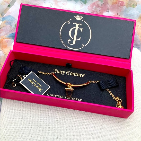 Juicy Couture bracelet Half Chain Half Bangle - Picture 2 of 3